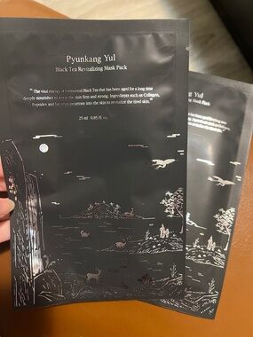Pyunkang Yul Black Tea Revitalizing Mask sheet and other stuffs